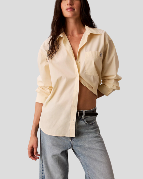 מכופתרת אוברסייז קלווין קליין