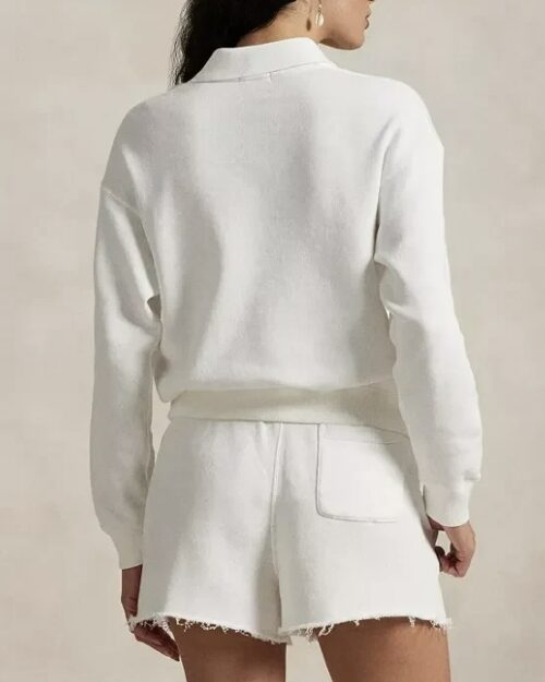 Alternative view of סוויטשירט פוטר עם צווארון פולו ראלף לורן