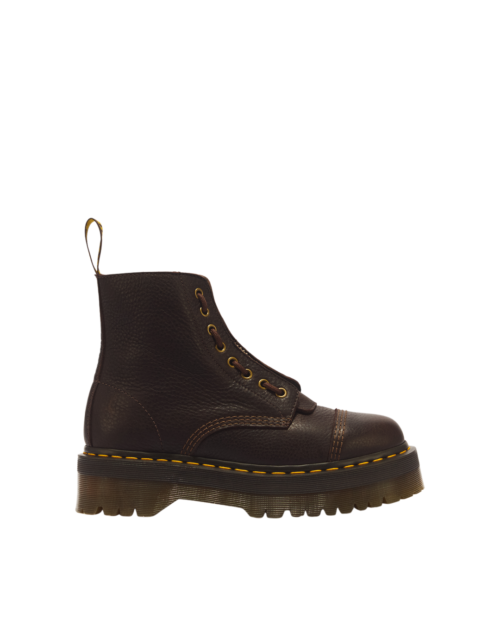 מגפיים Sinclair Ambassador Leather Platform ד״ר מרטינס חום כהה