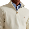 סוודר Double Knit Jacquard Half‑Zip Pullover פולו ראלף לורן בז׳