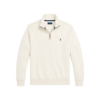 סוודר Double Knit Jacquard Half‑Zip Pullover פולו ראלף לורן בז׳