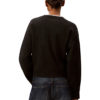סוודר סוודר לוגו אוטומן Calvin Klein Jeans שחור