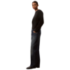 סוודר סוודר לוגו אוטומן Calvin Klein Jeans שחור