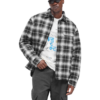 מעיל חולצת קווילט לוגו Represent שחור